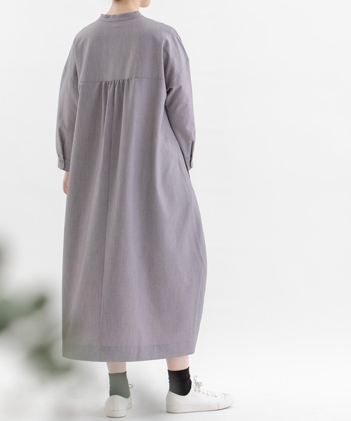 nop de nod（ノップドゥノッド） ワンピース スタンドカラーワンピース
