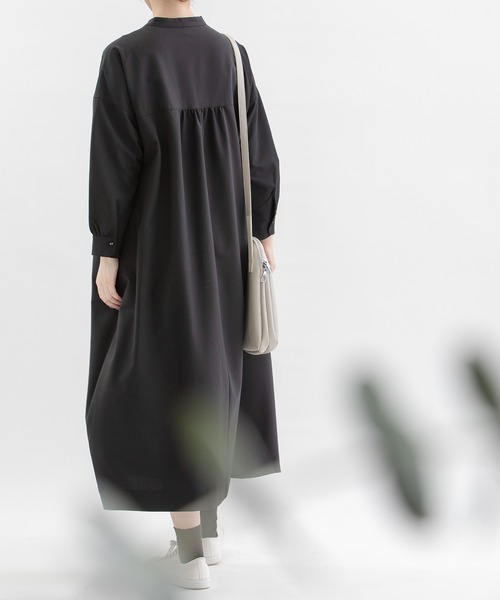 nop de nod（ノップドゥノッド） ワンピース スタンドカラーワンピース