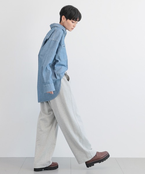 タグ付き新品未使用 BARNYARDSTORM ダンガリーデニムシャツ BARNYARDSTORM（バンヤードストーム） ブラウス シャツ BARNYARDSTORM