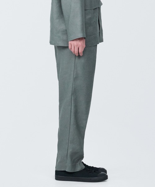 パンツ 紳士　ヘンプ混タックストレートパンツ メンズ | 無印良品 | 12