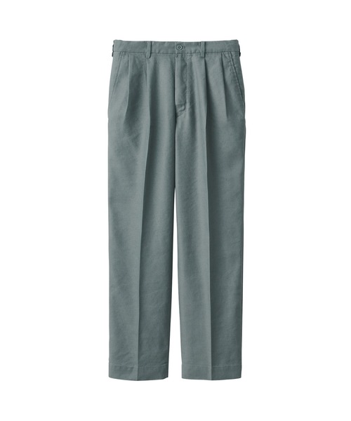 パンツ 紳士　ヘンプ混タックストレートパンツ メンズ | 無印良品 | 18
