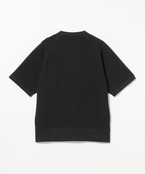 LOOPWHEELER  Half Sleeve Sweatループウィラー黒 LOOPWHEELER（ループウィラー） トレーナー スウェット LOOPWHEELER