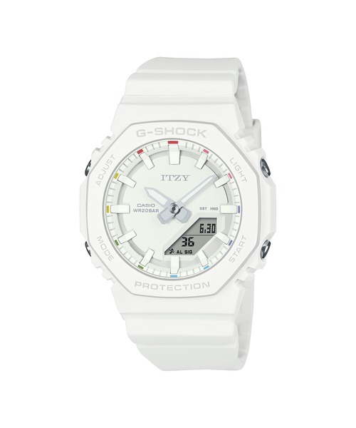 G-SHOCK ITZY ホワイト デジタル腕時計 G-SHOCK 腕時計 ITZY コラボレーションモデル / GMA-P2100IT