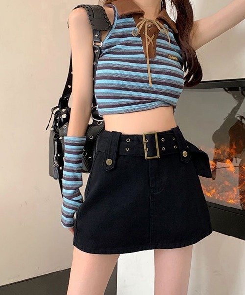 miniministore（ミニミニストア） スカート キュロットデニムスカート