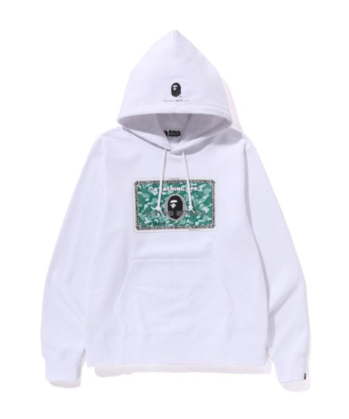 パーカー BAPE CARD PULLOVER HOODIE メンズの画像