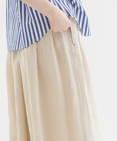 nop de nod（ノップドゥノッド） スカート リネンコットンパナマタック