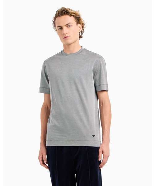 EMPORIO ARMANI tシャツ 「エンポリオ アルマーニ」ASV ストライプT 