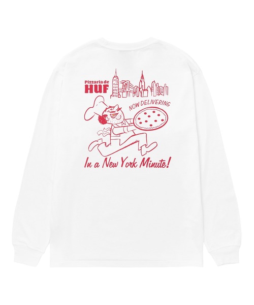 HUF tシャツ NY DELIVERY LS TEE / ハフ Tシャツ 長袖 ロンT
