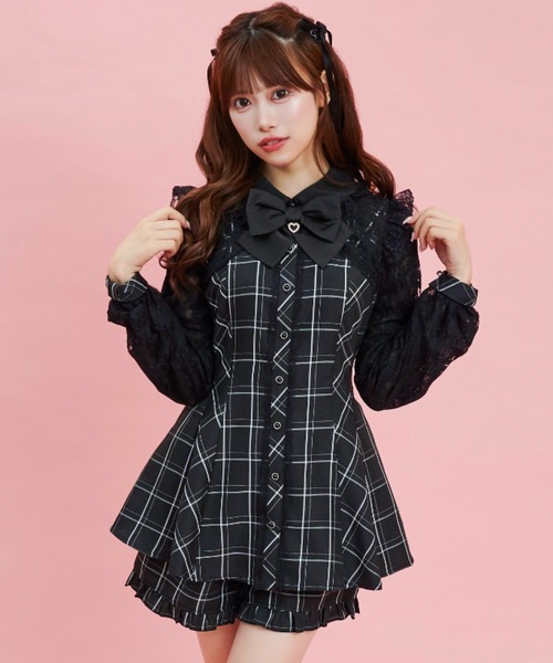 Secret Honey」 セットアップ MEDIUM ブラックミックス レディース 
