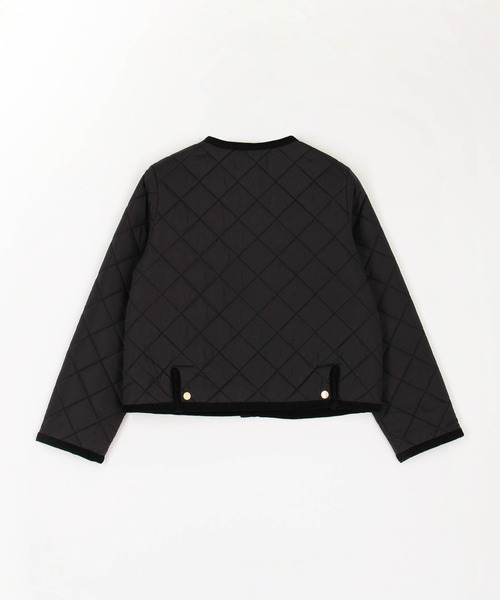 NICOLE white（ニコルホワイト） ジャケット ノーカラージャケット