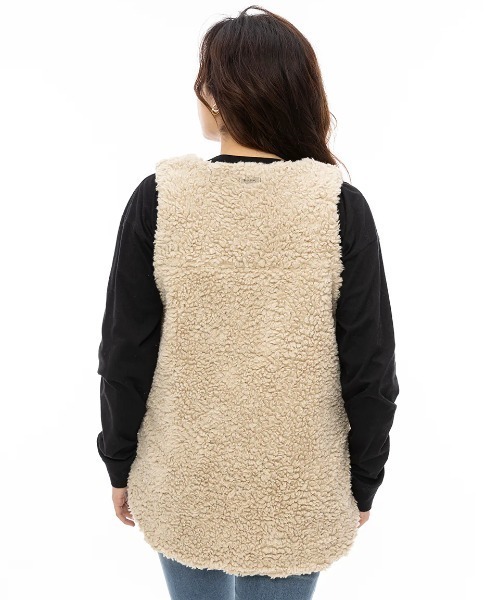 ベスト ジレ BILLABONG レディース BOA VEST ベスト/ビラボンサイドスリットボアベスト レディース BILLABONG ベスト ジレ レディース BOA VEST ベスト/ビラボン