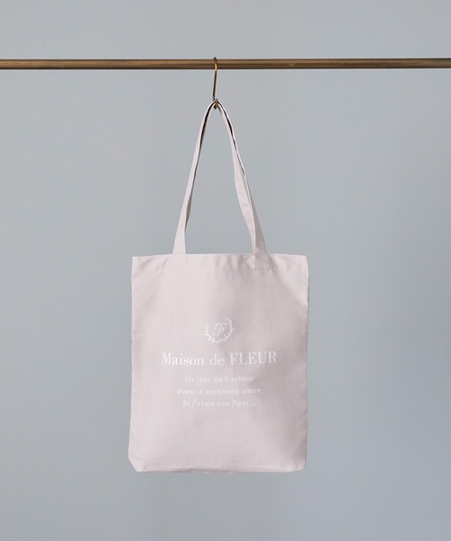 Maison de FLEUR トートバッグ EC限定ブランドロゴプリント