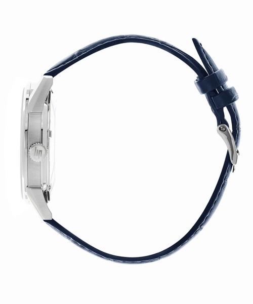 腕時計 「LIP/リップ」ヒマラヤ 40ｍｍ スケルトン オートマチック シルバー ダークブルー レザー メンズの画像