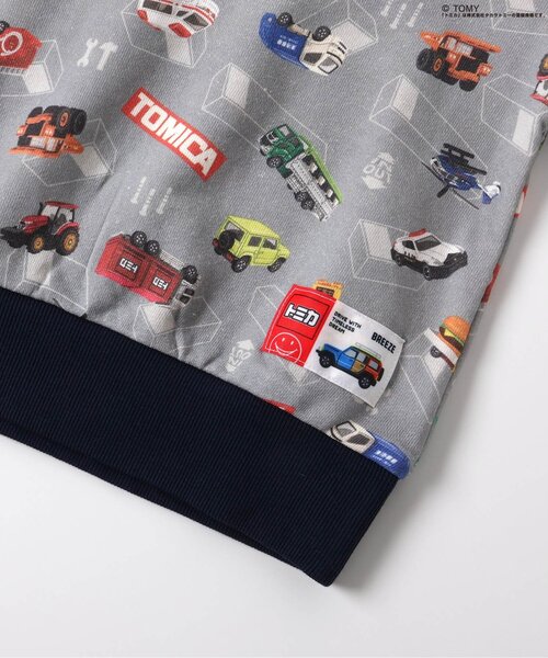 BREEZE パジャマ TOMICA×BREEZE 総柄ルームウェア キッズ 子供