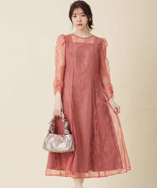 ドレス 「Lily Calin」クラシックナローレース ドレス_3