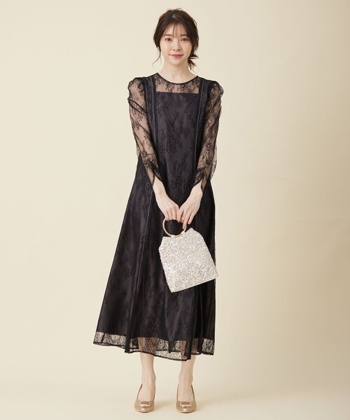 ドレス 「Lily Calin」クラシックナローレース ドレス_6