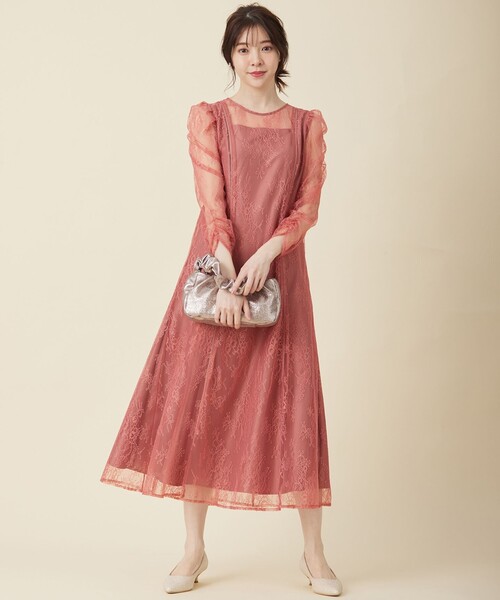 ドレス 「Lily Calin」クラシックナローレース ドレス_9