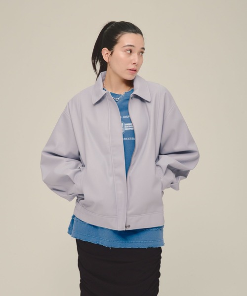 ブルゾン アウター 「eL」Leather Blouson/287459 レディース | ブランド登録なし