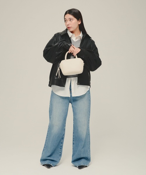 ブルゾン アウター 「eL」Leather Blouson/287459 レディース | ブランド登録なし | 04