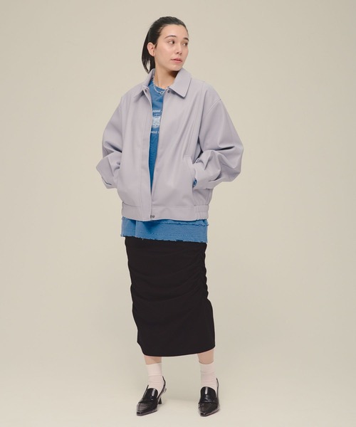 ブルゾン アウター 「eL」Leather Blouson/287459 レディース | ブランド登録なし | 10
