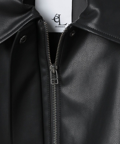 ブルゾン アウター 「eL」Leather Blouson/287459 レディース | ブランド登録なし | 21