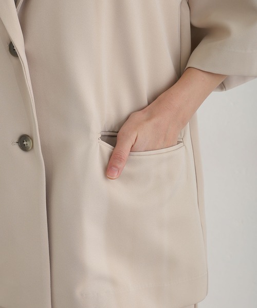 PourVous（プールヴー） セットアップ ショートスリーブテーラード