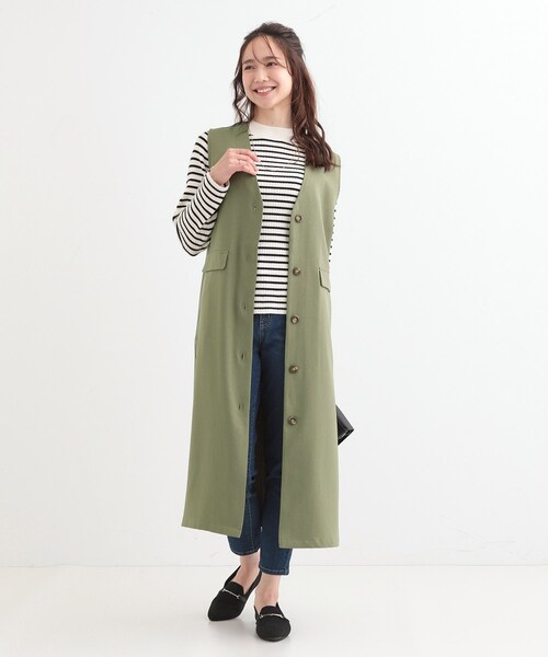 ロージーモンスター　2wayドッキングジレ　ベスト allureville ベスト ジレ ストレッチトロショートジレ