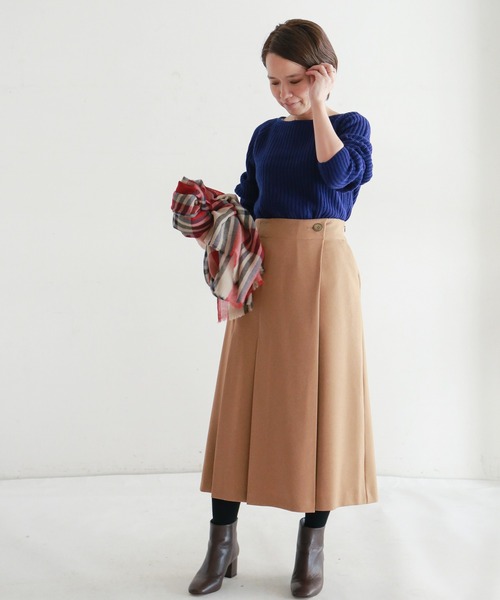 「NOMBRE IMPAIR」 長袖ニット FREE ベージュ レディース_画像2