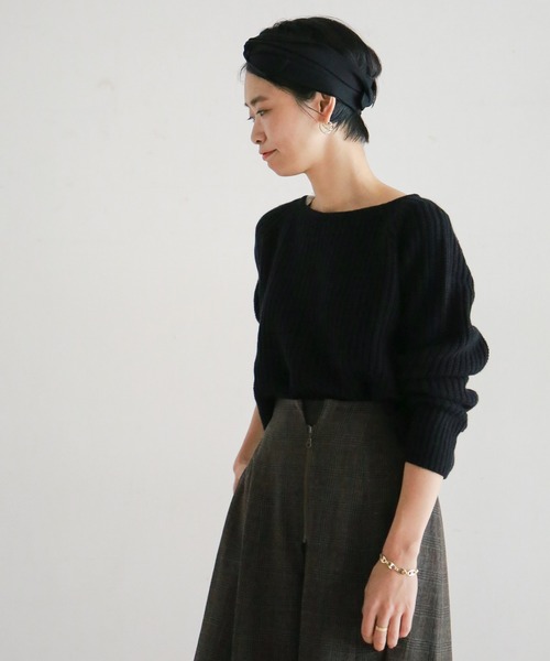 「NOMBRE IMPAIR」 長袖ニット FREE ベージュ レディース_画像3