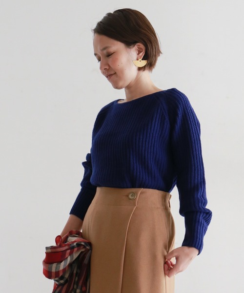 「NOMBRE IMPAIR」 長袖ニット FREE ベージュ レディース_画像6