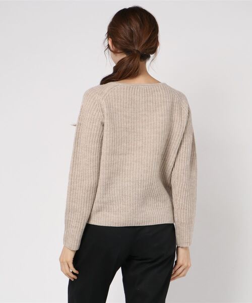 「NOMBRE IMPAIR」 長袖ニット FREE ベージュ レディース_画像8