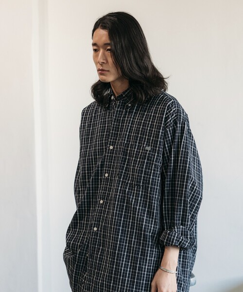 NAUTICA シャツ NAUTICA/ノーティカ Washed Broad Tattersall L