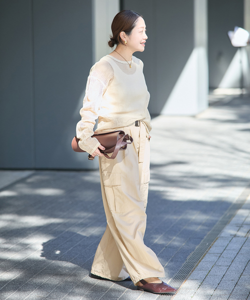 JOURNAL STANDARD カーゴパンツ Nylon Belted ミリタリーパンツ