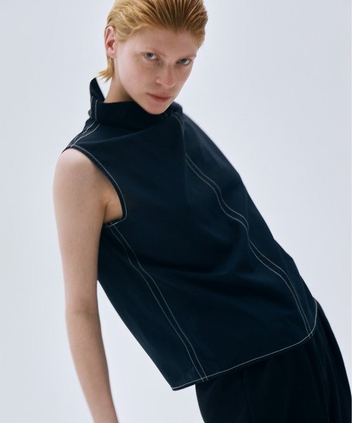 ブラウス シャツ DRAPE STITCH SHIRTS/ドレープステッチシャツ レディース