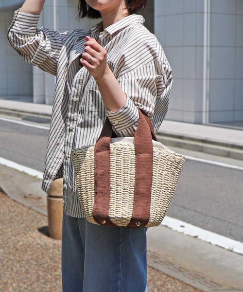 ミント様　新品　ペールジュート　かごバッグ レオパード柄 2025年最新】pale jute バッグの人気アイテム - メルカリ