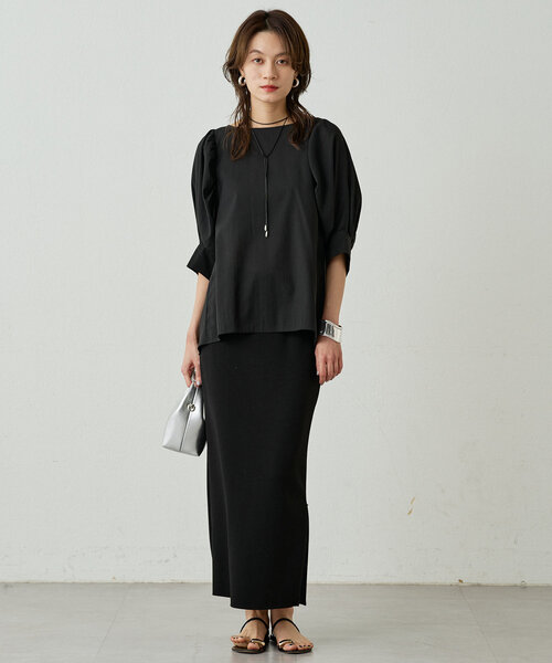 ブラウス シャツ シアーパフブラウス レディース Loungedress ブラウス シャツ シアーパフブラウス レディース