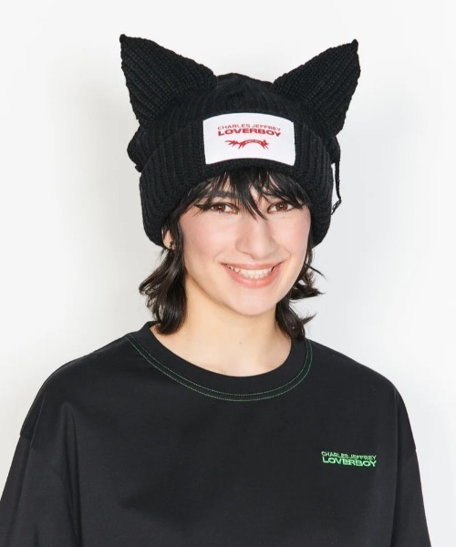 LOVERBOY CHARLES JEFFREY ニット帽　ビーニー CHARLES JEFFREY LOVERBOY ニット帽 CHUNKY RABBIT BEANIE