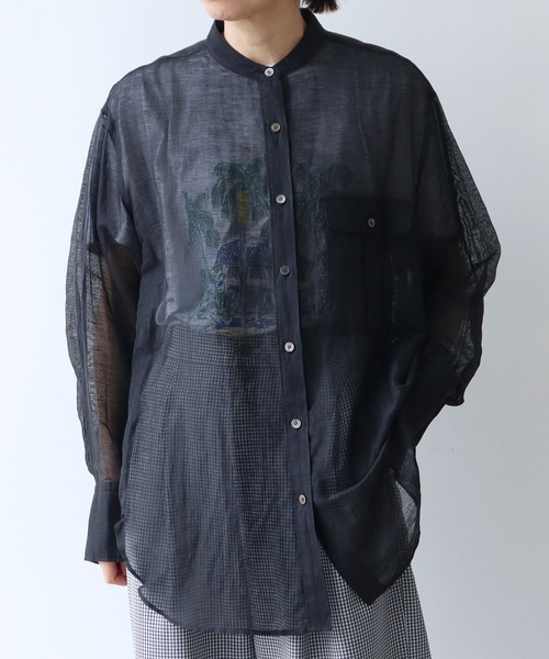 ブラウス シャツ カールマイヤー　moe sleeves シャツ レディース