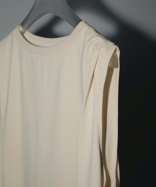 ワンピース anuke Sleeveless Tuck Onepiece 36 Sleeveless Tuck Onepiece（マキシ丈/ロングワンピース）｜ànuke