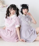 ワンピース 夏 半袖 推し色アイドルデザインワ...の詳細画像4