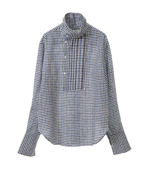 ブラウス シャツ 「l’heritage martinique/レリタージュ マルティニーク」サテンコットンオーバーシャツ レディース l'heritage martinique/レリタージュ マルティニーク】サテン
