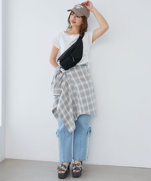女性用ウエストポーチです。 MAJESTIC LEGON（マジェスティックレゴン） ウエストポーチ ウエスト