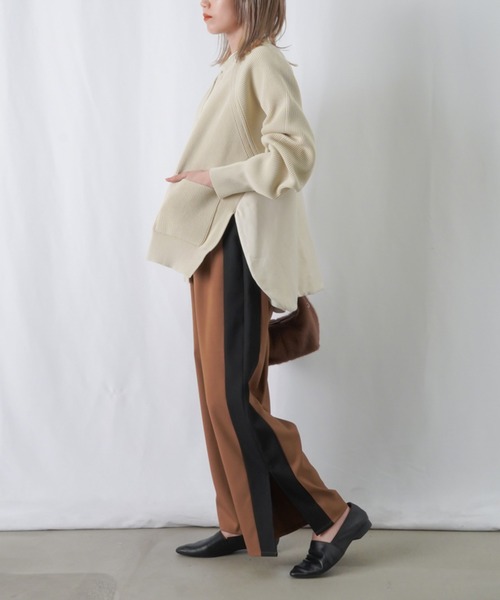 「LUCA/LADY LUCK LUCA」 ニットカーディガン FREE アイボリー レディース_画像9