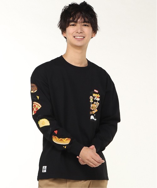 CHUMS（チャムス） tシャツ ロンT/長袖Tシャツ バックプリント CH01