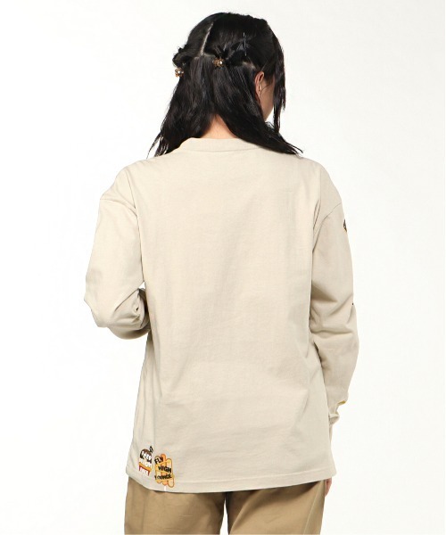 CHUMS（チャムス） tシャツ ロンT/長袖Tシャツ バックプリント CH01