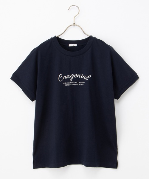 HANITA 売れ筋商品|||ハニタ Tシャツ トップス レディース T-shirts Black Honeys tシャツ 「ハニさら・接触冷感・UVカット」きれいめ