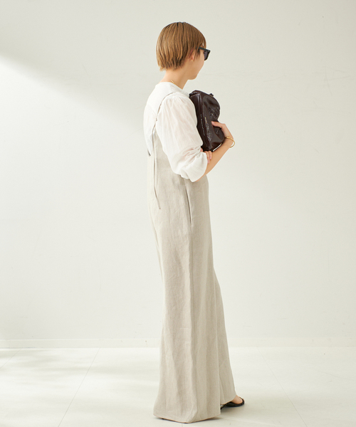 ⭐︎ニットオールインワン⭐︎Plage⭐︎ plage サロペット オーバーオール french linen オールインワン