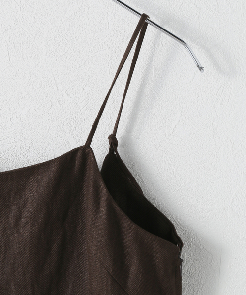 plage サロペット オーバーオール french linen オールインワン