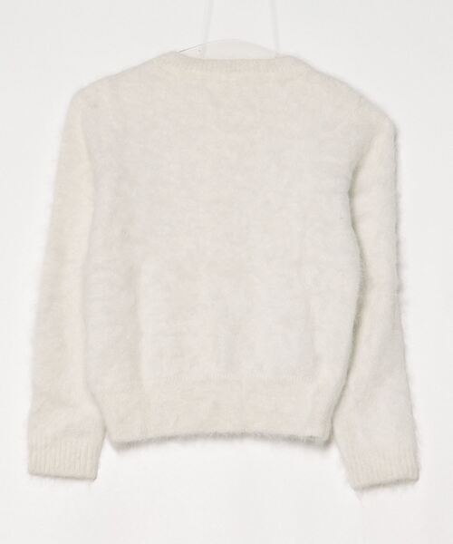 「Unaca」 ニットカーディガン 38 ホワイト レディース_画像2