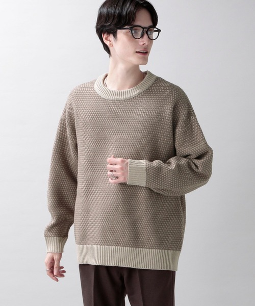 「RAGEBLUE」 長袖ニット MEDIUM レッド系その他 メンズ_画像7